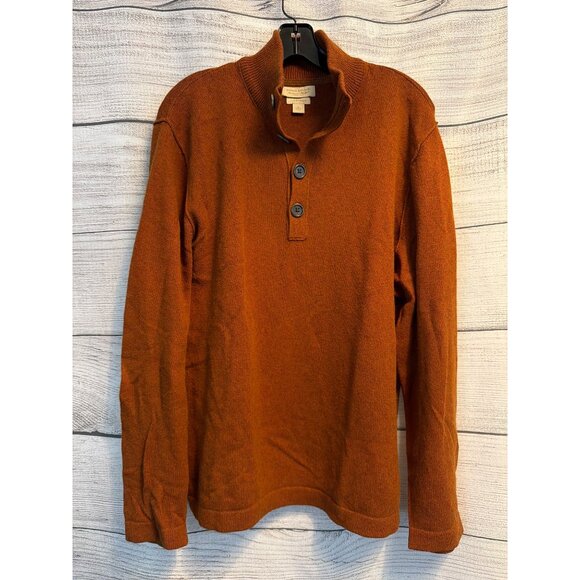 Banana Republic Mens Luxury Blend Angora Cashmere Sweater Size L - Picture 1 of 4